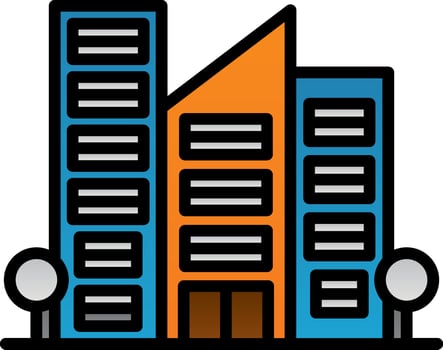 Building Vector Icon Design