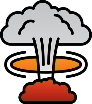 Explosion Vector Icon Design