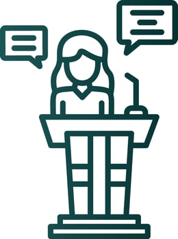 Speech Vector Icon Design