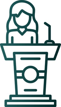 Speech Vector Icon Design