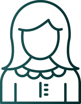 Girl Vector Icon Design