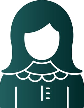 Girl Vector Icon Design