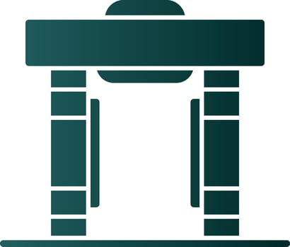 Metal detector Vector Icon Design