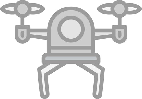 Drone Vector Icon Design