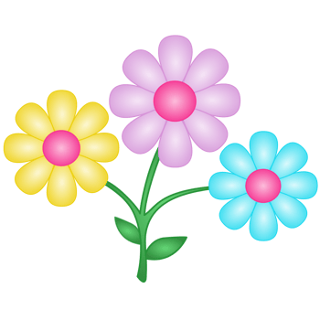 beautiful flowers design png