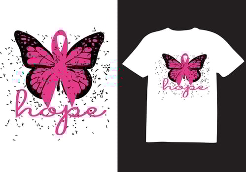 Breast cancer,awareness month vector,fuck cancer T-shirt design vector