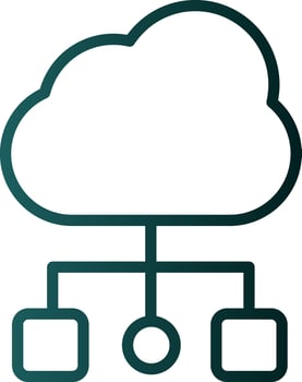 Cloud Computing Vector Icon Design