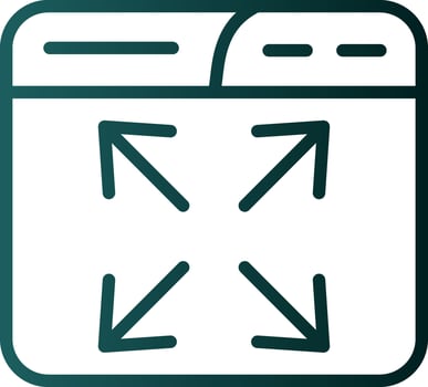 Expand Vector Icon Design