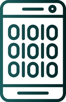 Binary Code Vector Icon Design