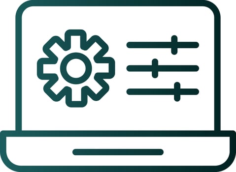 Web Management Vector Icon Design