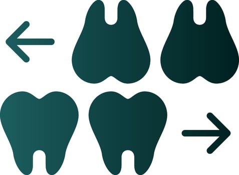 Teeths Vector Icon Design
