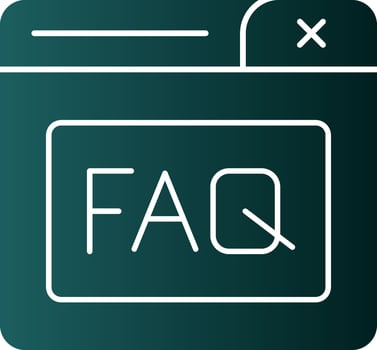 Faq Vector Icon Design