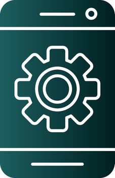 Mobile Phone Vector Icon Design