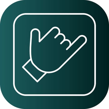 Little Finger Vector Icon Design