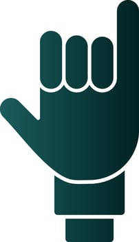 Little Finger Vector Icon Design