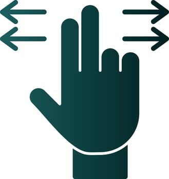 Swipe Vector Icon Design
