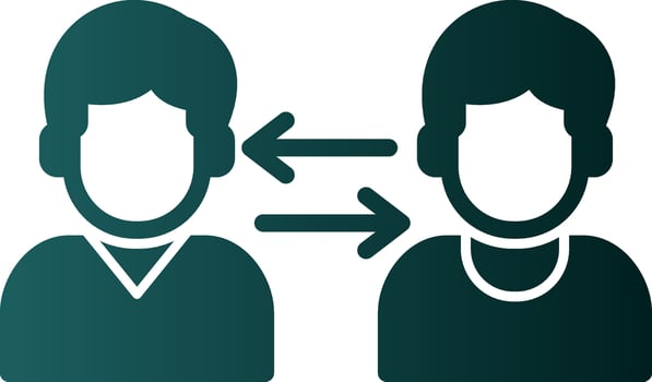 Exchange Vector Icon Design
