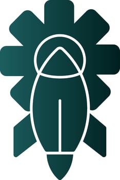 Rocket Vector Icon Design