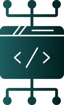 Coding Vector Icon Design