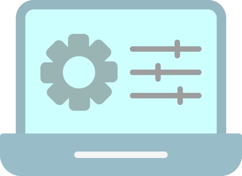 Web Management Vector Icon Design