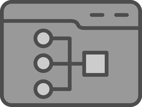 Site Map Vector Icon Design