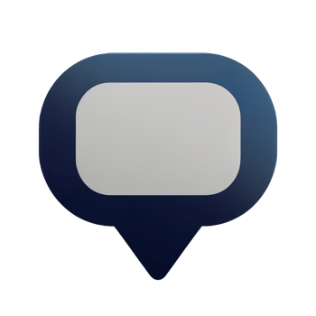 3D speech bubble icons png