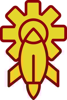 Rocket Vector Icon Design