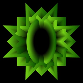 vector illustration of green abstract background