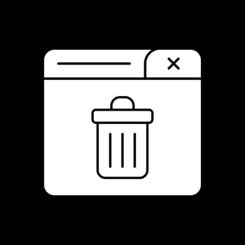 Trash Can Vector Icon Design