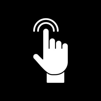 Tap Vector Icon Design