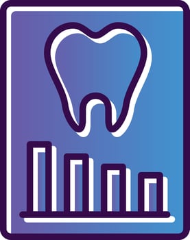 Dental Record Vector Icon Design