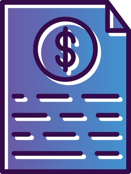 Medical Invoice Vector Icon Design