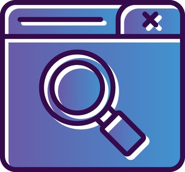 Search Vector Icon Design
