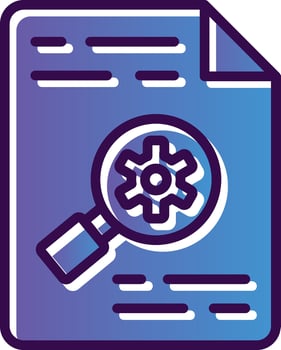 Analysis Vector Icon Design