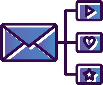 Email Marketing Vector Icon Design