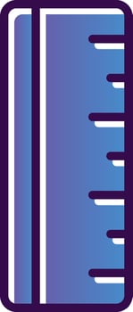 Ruler Vector Icon Design
