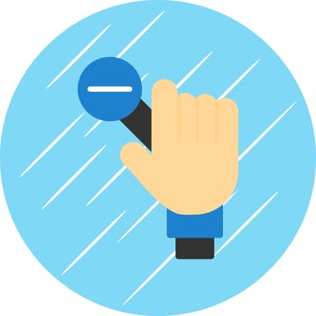Zoom Out Vector Icon Design