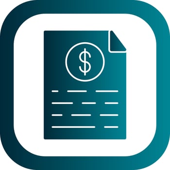 Medical Invoice Vector Icon Design