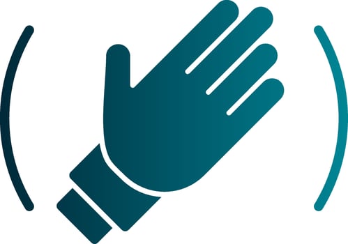 Goodbye Vector Icon Design