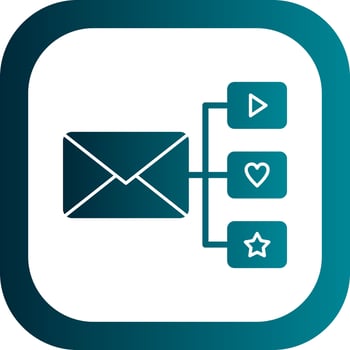 Email Marketing Vector Icon Design