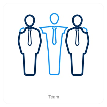 Team and group icon concept vector