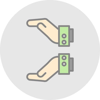 Hand Vector Icon Design