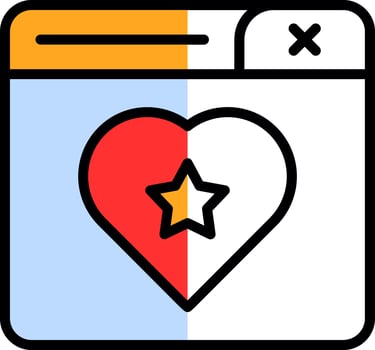 Favourite Page Vector Icon Design
