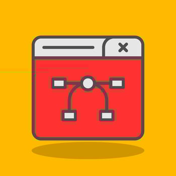 Web Design Vector Icon Design