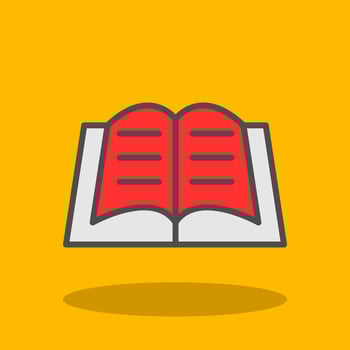 Book Vector Icon Design