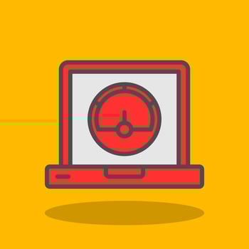 Speedometer Vector Icon Design