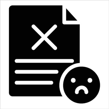 complaint in flat design style vector