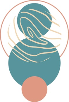 abstract art corner vector