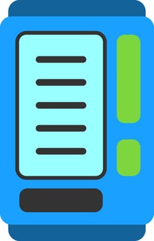 Vending Machine Vector Icon Design