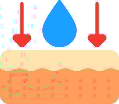 Moisturizing Vector Icon Design